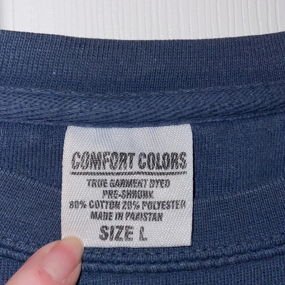 Phi Mu comfort colors long sleeve sweatshirt - Picture 6 of 6